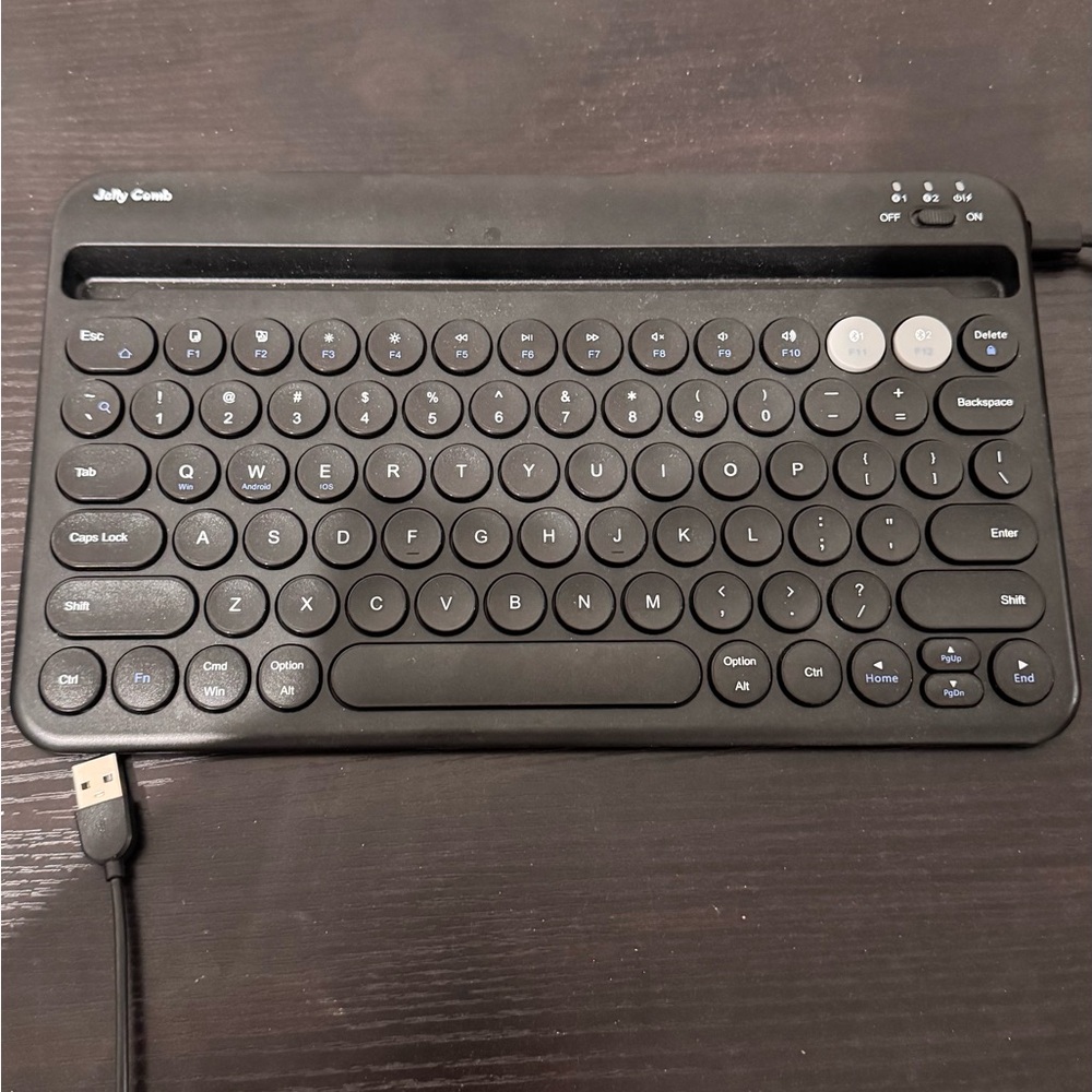 Jelly Comb Wireless ipad Keyboard - Black